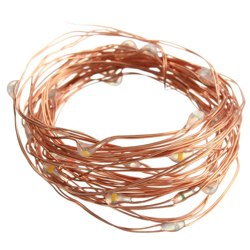 Светодиодный строки Водонепроницаемый 2 м/3 м/4 м Батарея Мощность работает