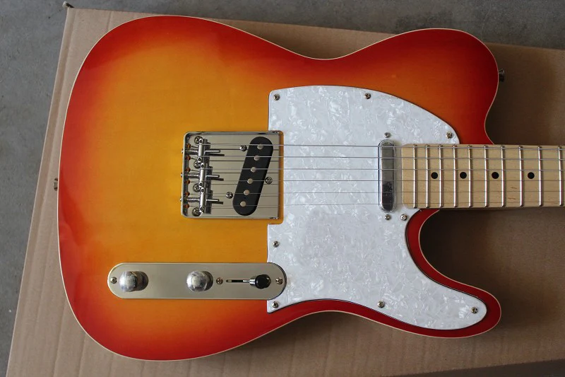 china guitar factory custom new Cherry TL Electric Guitar