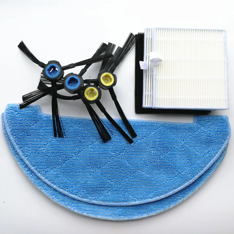 Фильтр HEPA для пылесоса боковая щетка тряпочка швабры ILIFE X750 V8S V80 V8c/V85/V8e/V8 Plus