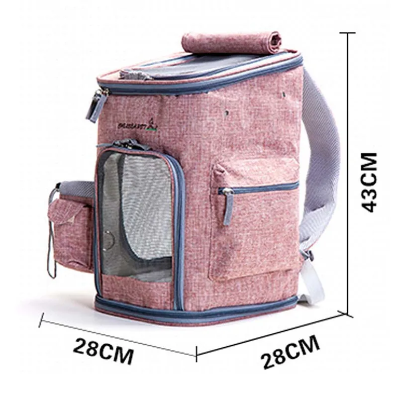 Складной рюкзак на плечо из льняной ткани для путешествий|Переноски собак| |