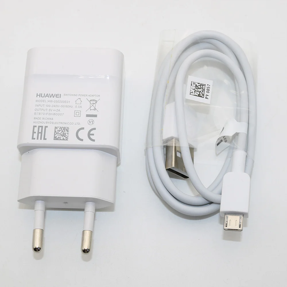 Зарядное устройство Huawei 5В 2A ЕС адаптер питания для быстрой зарядки usb micro кабель p9