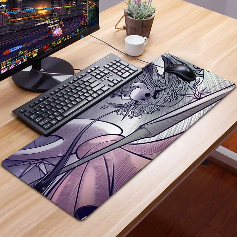 

Hollow Knight Mouse Pad Mat Computer Mousepad 90x40cm Natural Rubber XXL Mouse pad gamer desk mat Computer Gamer keyboard Mouse