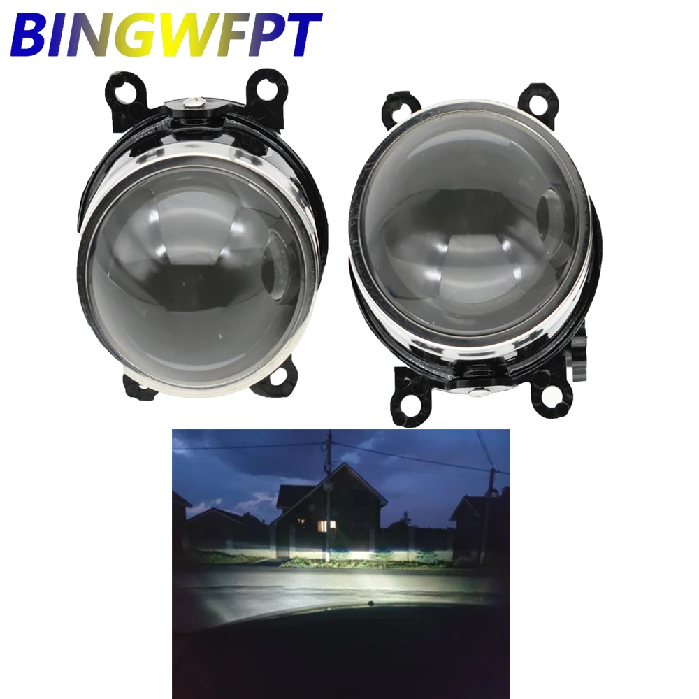 

Противотуманные фары в сборе H11 светодиодные линзы дневные ходовые огни 40 Вт 12 В для Peugeot Partner Tepee 2008-Стайлинг автомобиля противотуманные фар...