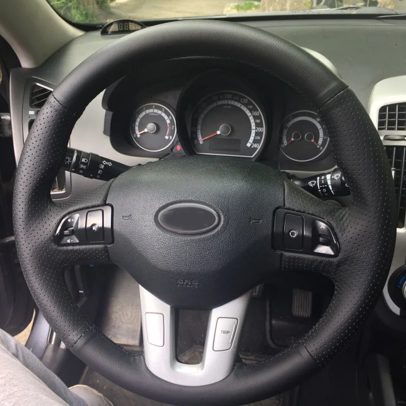 CARDAK искусственная кожа прошитая вручную фотосессия для Kia Sportage 3th 2011-2014 Ceed 2010