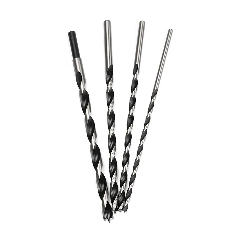 

Long Reach Drill Bit Carbon Steel 200MM Length 6mm 8mm 10mm 12mm Dia Straight Round Shank Twist Drilling Tools for Woodworking