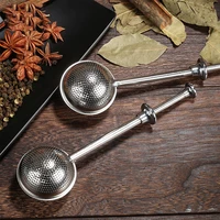 round tea infuser sieve tools for spice bags infuser stainless steel ball tea filter maker brewing items teaware tea strainer