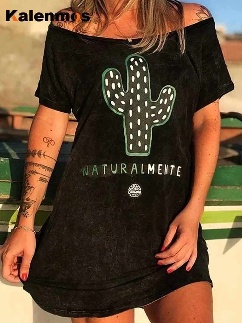 Женское платье с цветочным принтом открытыми плечами | Женская одежда