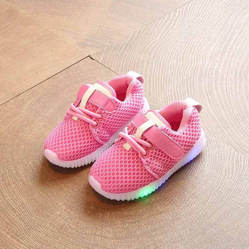 

Baby Shoes Kids Autumn Children Light Shoes Boy Sneakers Led Light For Little Girl Sport Shoe White Black Pink 1 2 3 4 5 6 Years