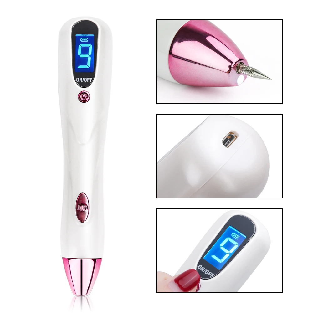 Плазменная ручка лазерный ЖК СВЕТОДИОДНЫЙ Прибор для удаления