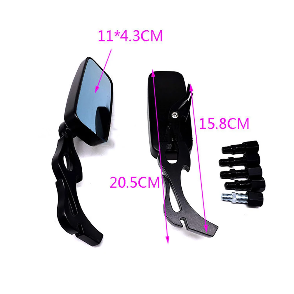 Зеркало заднего вида мотоциклетное универсальное для мотоцикла Yamaha боковые
