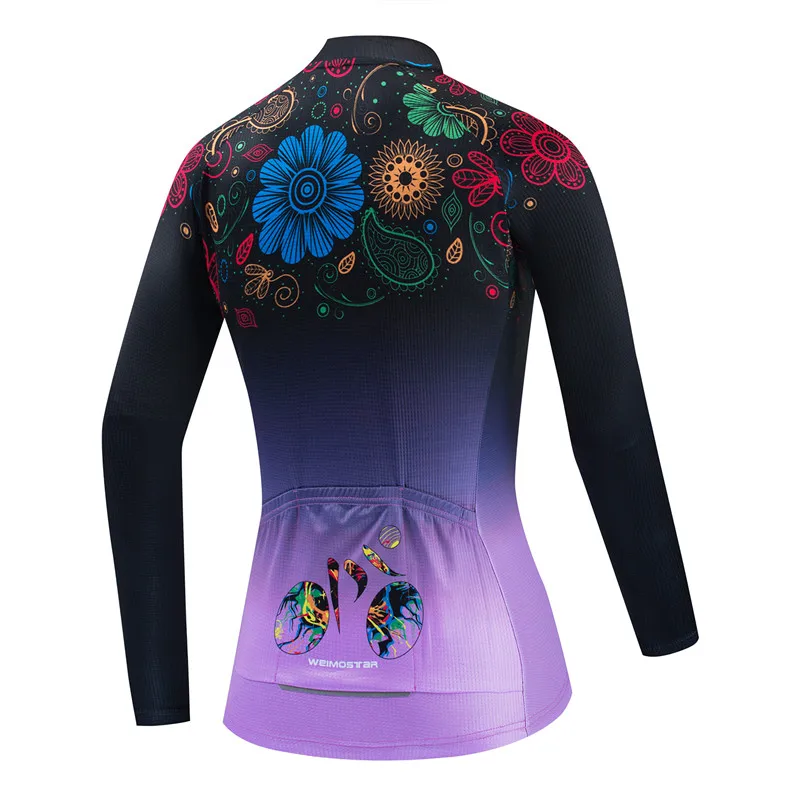 Weimostar 2021 профессиональная велосипедная Джерси с длинным рукавом женская одежда