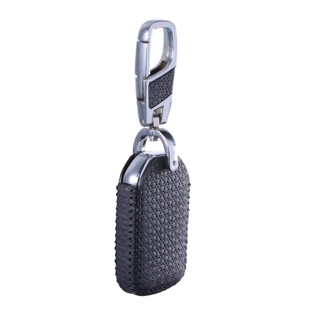 Leather Remote Holder Keychain for Honda Civic Crosstour CRV Pilot Accord Fit Freed Smart Fob Shell Sleeve | Аксессуары для салона