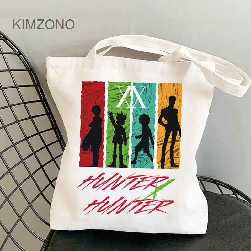 

Hunter x Hunter shopping bag jute bag recycle bag reusable bolsas de tela shopper grocery bag woven sac cabas grab