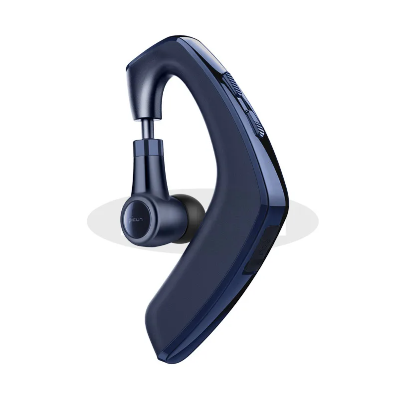 Новейшие деловые Bluetooth наушники с микрофоном, беспроводные наушники, bluetooth-гарнитура для вождения автомобиля - Цвет: Blue