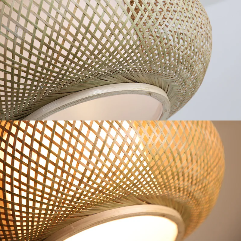 

Modern Chinese bamboo chandelier restaurant lamps corridor bamboo lighting tea house Zen bamboo lantern Chandelier
