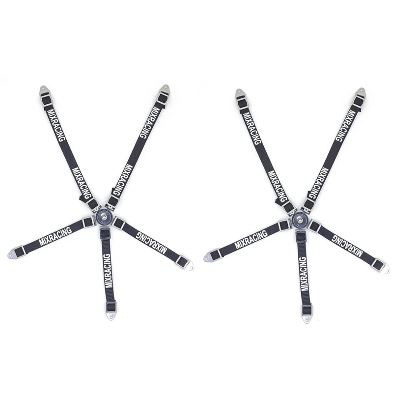 

2Pcs Simulated Driver Seat Belt for 1/10 RC Crawler Car Axial SCX10 Traxxas TRX4 RC Short-Course Monster Truck