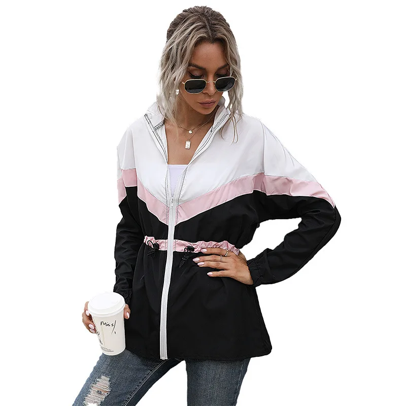 

Spring Autumn Fashion women Bomber women Jacket coat Casual Pocket Zipper Outwear Loose Plus Size Windbreaker Famale