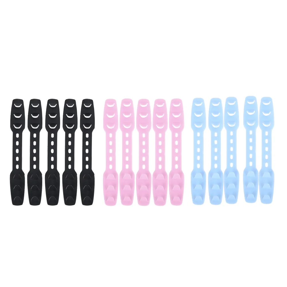 

10/15Pcs Unisex Adjustable Face Cover Ear Protection Earband Hook Extension Buckle Fixer for mask
