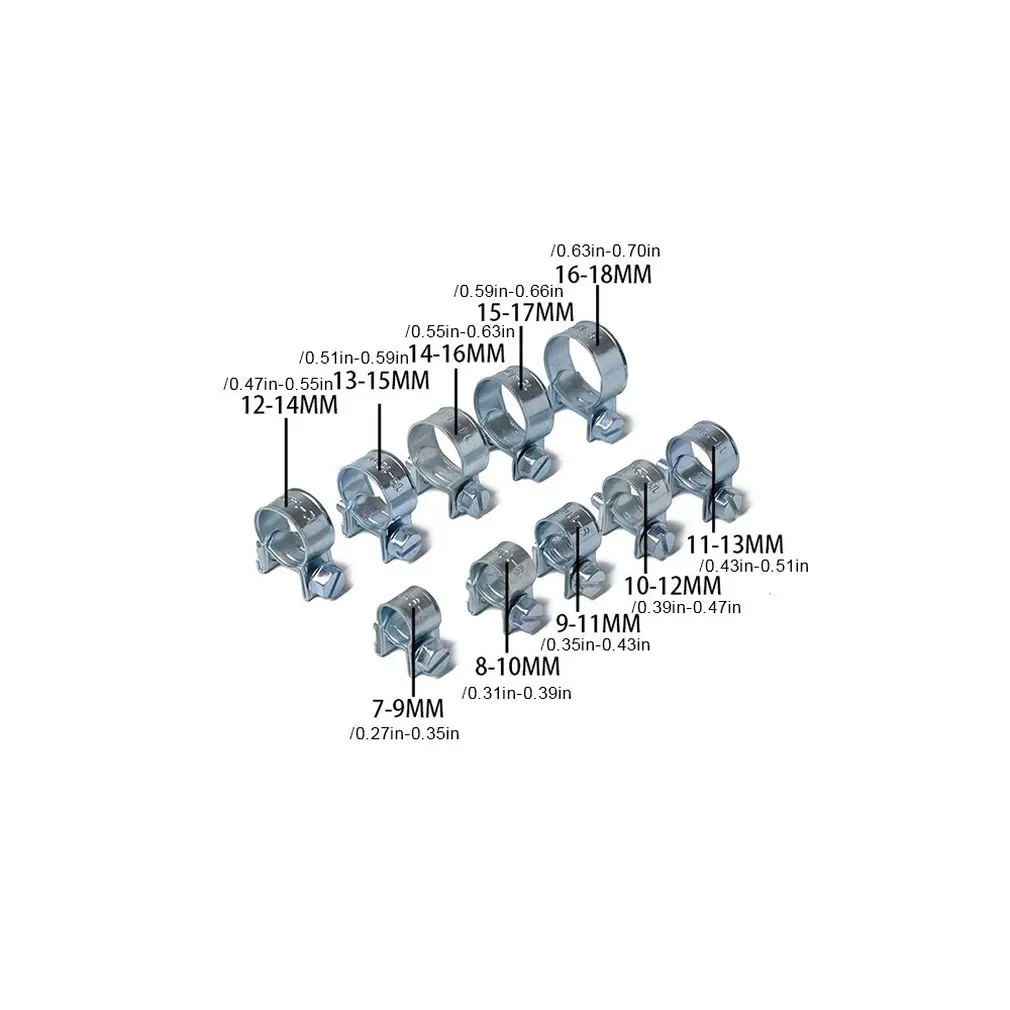10 шт. мини-зажим 7-18 мм/зажим для топливного шланга/детали автомобилей | Автомобили