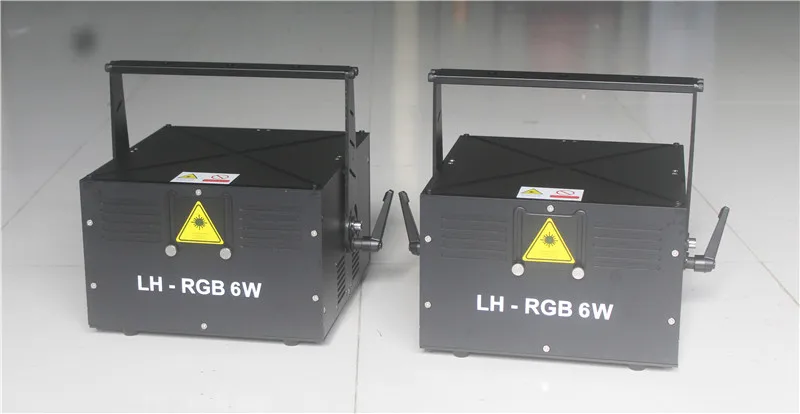 Лазерный проектор rgb DMX512 ILDA 6 Вт 6000 МВт полноцветная система Лазерное освещение