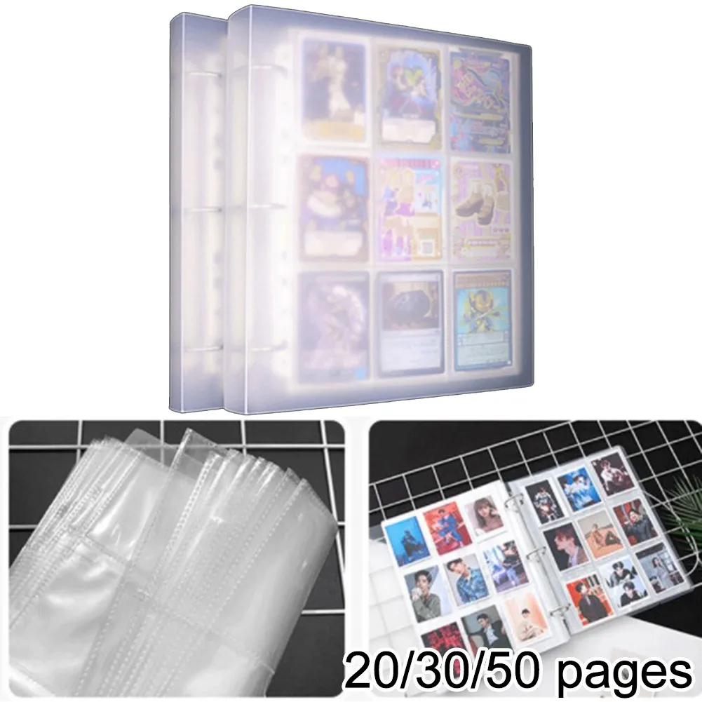 

Transparent Scrapbooking Photo Album Holder Photocard Binder Photocards Pocket Name Card Collect Book Loose-leaf Picture Storage