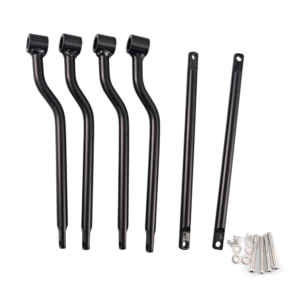 Кронштейн для крепления на седло мотоциклетной сумки черного/серебряного цвета