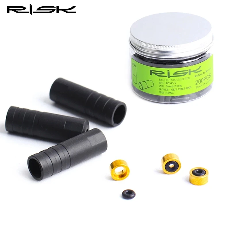 

Risk 100pcs Bike Basic Cable end Caps 4mm shift 5mm Brake Cable Cover 20pcs Dustproof Bicycle Brake Derailleur Shifter Cable Cap