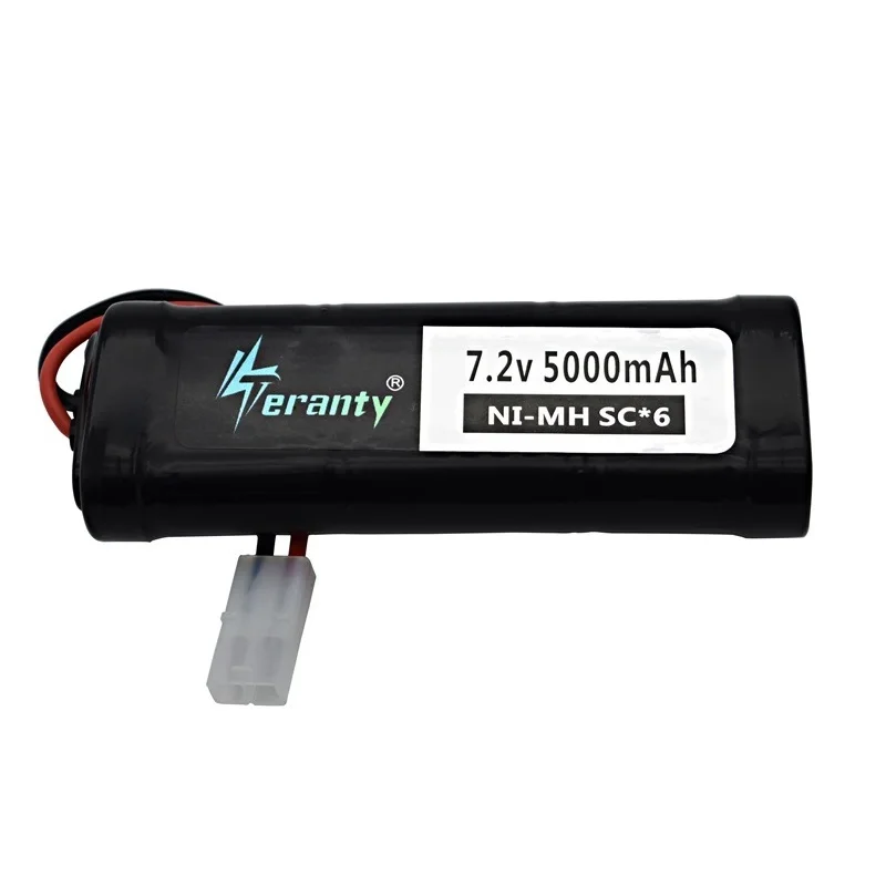 

Tamiya Connectors (KEP-2P) 7.2V 5000mAh SC Ni-MH battery for RC Cars RC Toys Tanks Boats 7.2v Rechargeable Battery and Charger