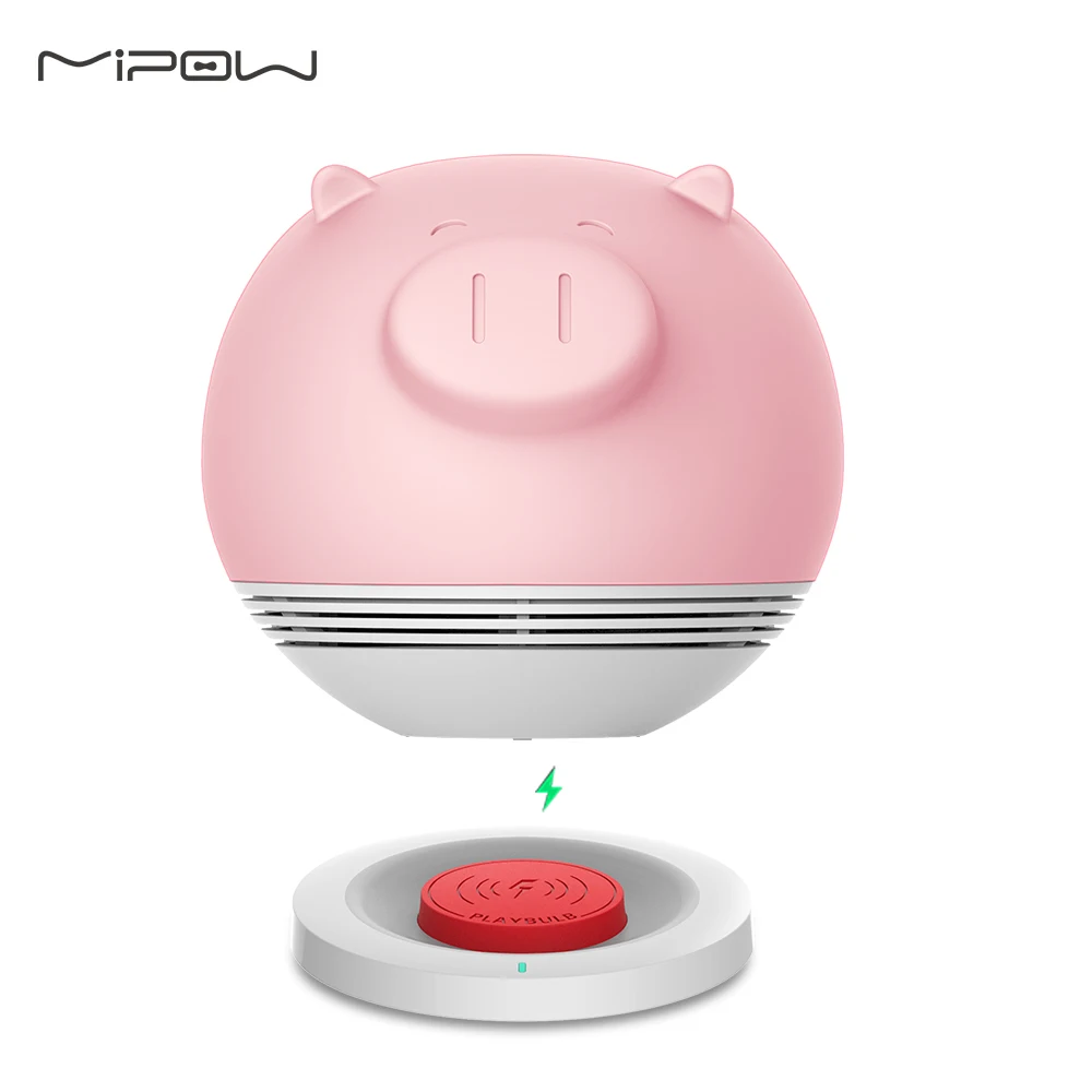 Mipow ночник с bluetooth динамиком беспроводная Настольная лампа зарядкой для спальни