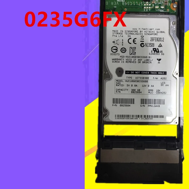 

98% New HDD For Huawei S5500T S5600T 300GB 2.5" SAS 10K For Internal HDD For Server HDD For 0235G6FX STLZ6GS300 HUC106030CSS600