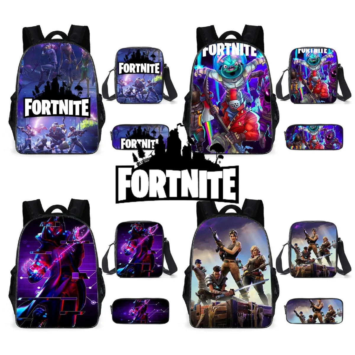 

FORTNITE Battle Royale Backpack Victory Children's 3D Cartoon Schoolbag For Primary School Comfortable Laptop Backpack Unisex