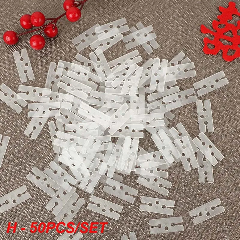 H - 50PCS 50 шт. шариковые игрушки для детей, зажим, полезные формы, воздушный шар, кнопки, уплотнительный зажим, вечерние принадлежности для декора,, игрушки на день рождения - Цвет: H - 50PCS