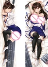 Kantai Collection Kaga обнимающая наволочка с героями мультфильмов, наволочка Dakimakura на заказ, 2-сторонняя наволочка из кожи, наволочки