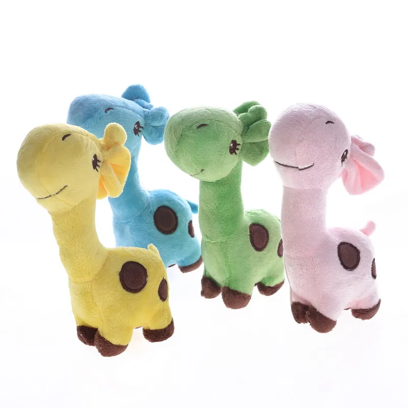 

Plush Dog Toys Cute Deer Design Squeak Dog Toys Puppy Sound Chew Toys For Small Pet Dogs Chihuahua Pug Pet Products - 4 Colors