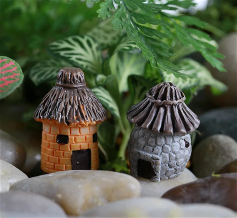 Multi-styles cute Mini Stool Couples animals trees Bridge Miniatures Micro Landscape Action Figures fairy garden supplies | Дом и сад