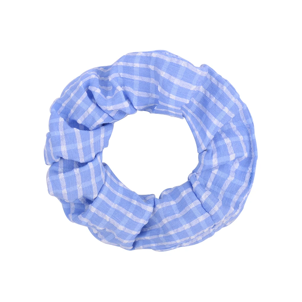 1 шт. винтажные женские резинки для волос девочек в клетку эластичные Галстуки