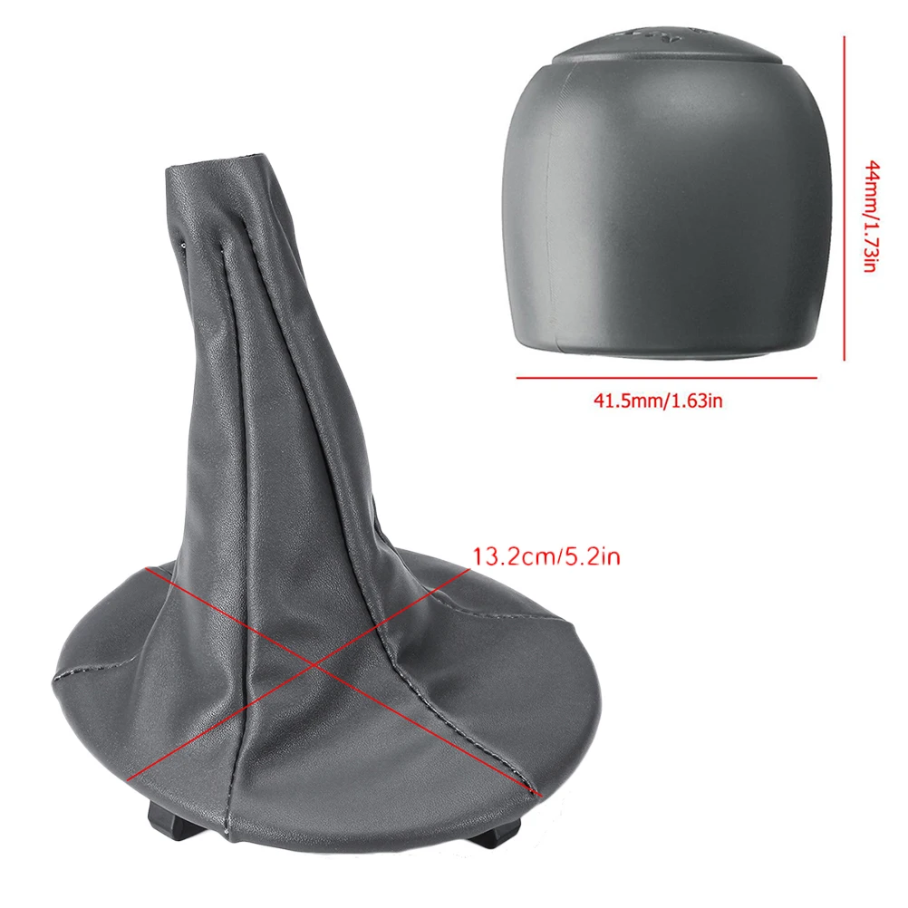 5 скоростей Ручка Переключения рулевого механизма автомобиля с кожаным