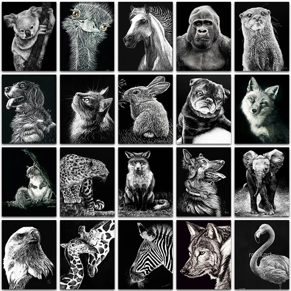 

5D DIY Diamond Painting Kit animal Koala ostrich horse Cat rabbit dog Full Square&Round embroidery mosaic Cross stitch Paint