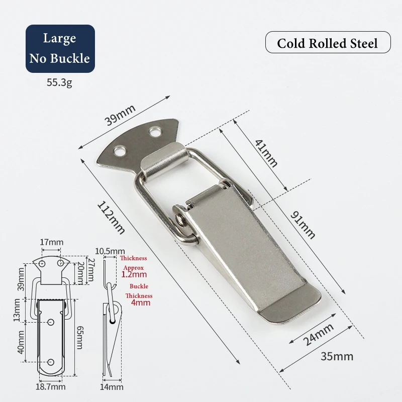 

Металлическая пряжка RAUVIND для деревянных коробок