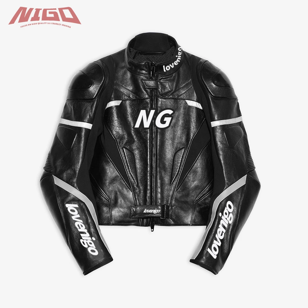 

Байкерская куртка из натуральной кожи NIGO # nigo2539