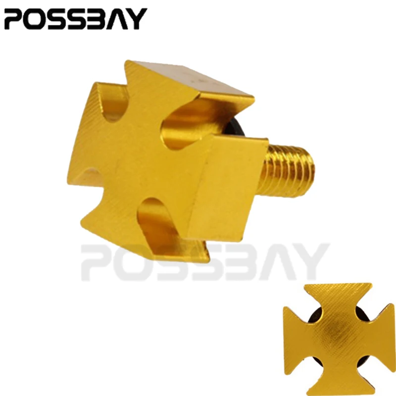 Задняя крышка POSSBAY для мотоцикла Cafe Racer под заказ Золотая задняя планшета Harley