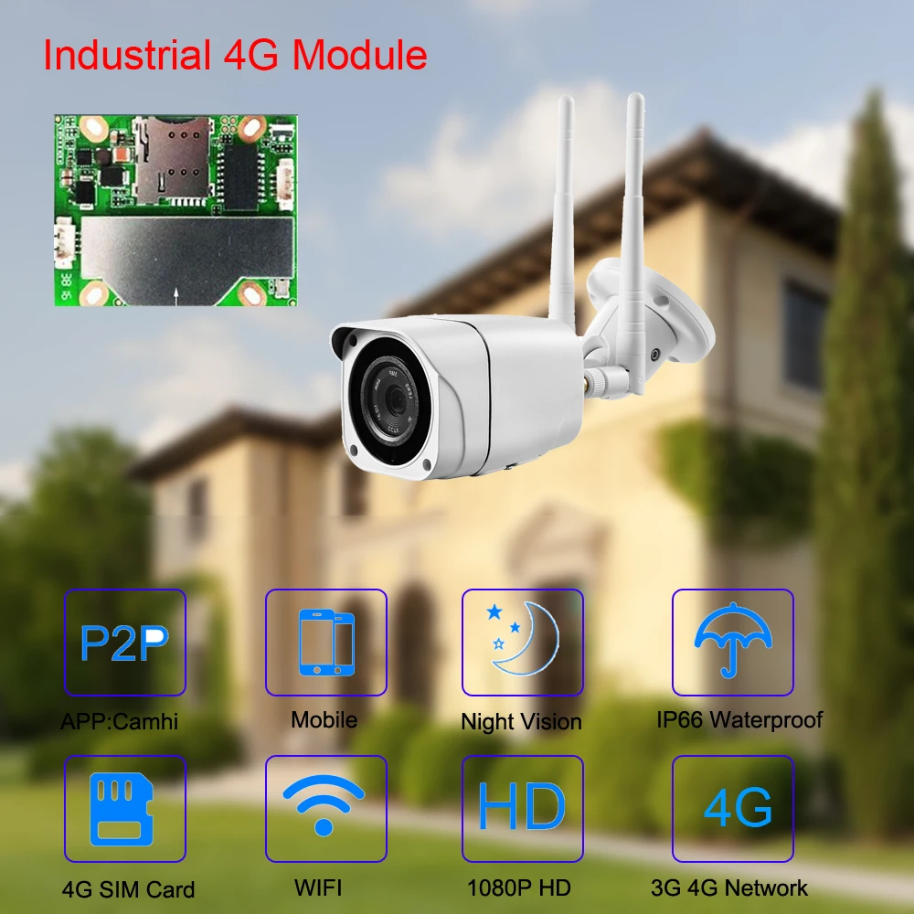 5MP HD 4G sim-карта GSM IP камера 1080P беспроводная wifi наружная камера безопасности CCTV металлическая P2P Onvif двухсторонняя аудио камера
