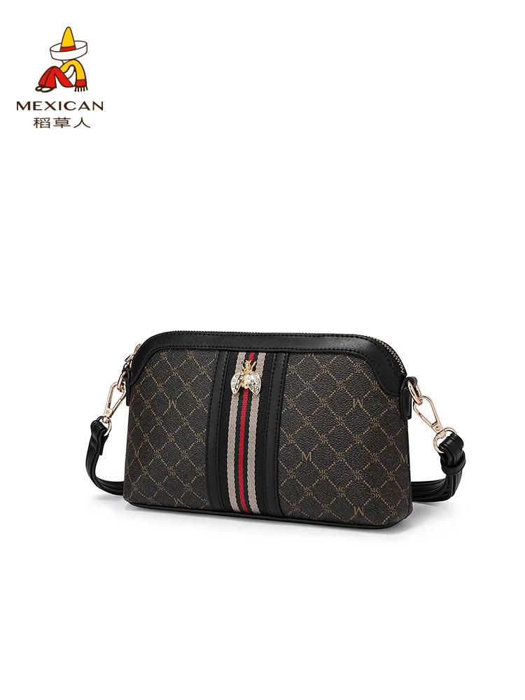 

Mexican Messenger Handbags Retro Women Shoulder Bags Flap New PU Leather Casual Solid Crossbody Bags for Women Bolsas