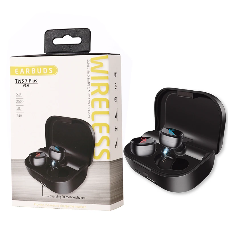 

Wireless Headphone Bluetooth 5.0 Earphones Stereo Sports Earbuds Headsets With Microphone