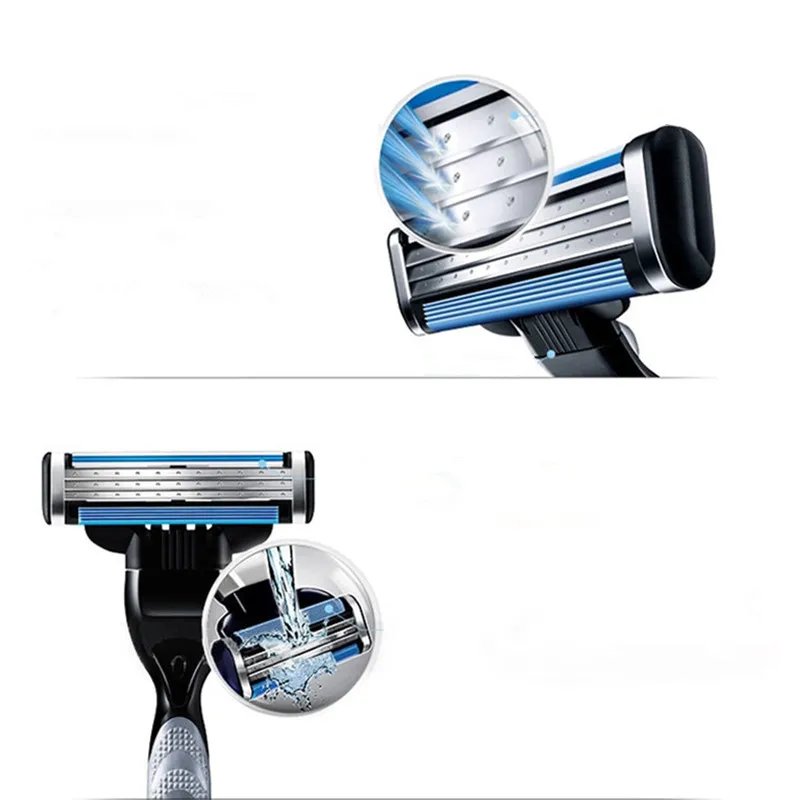 

16pcs High quality Razor Blades Men's Safety Face Care Razor Blades Blades Manual Shaving Cassette Replace the cutter head