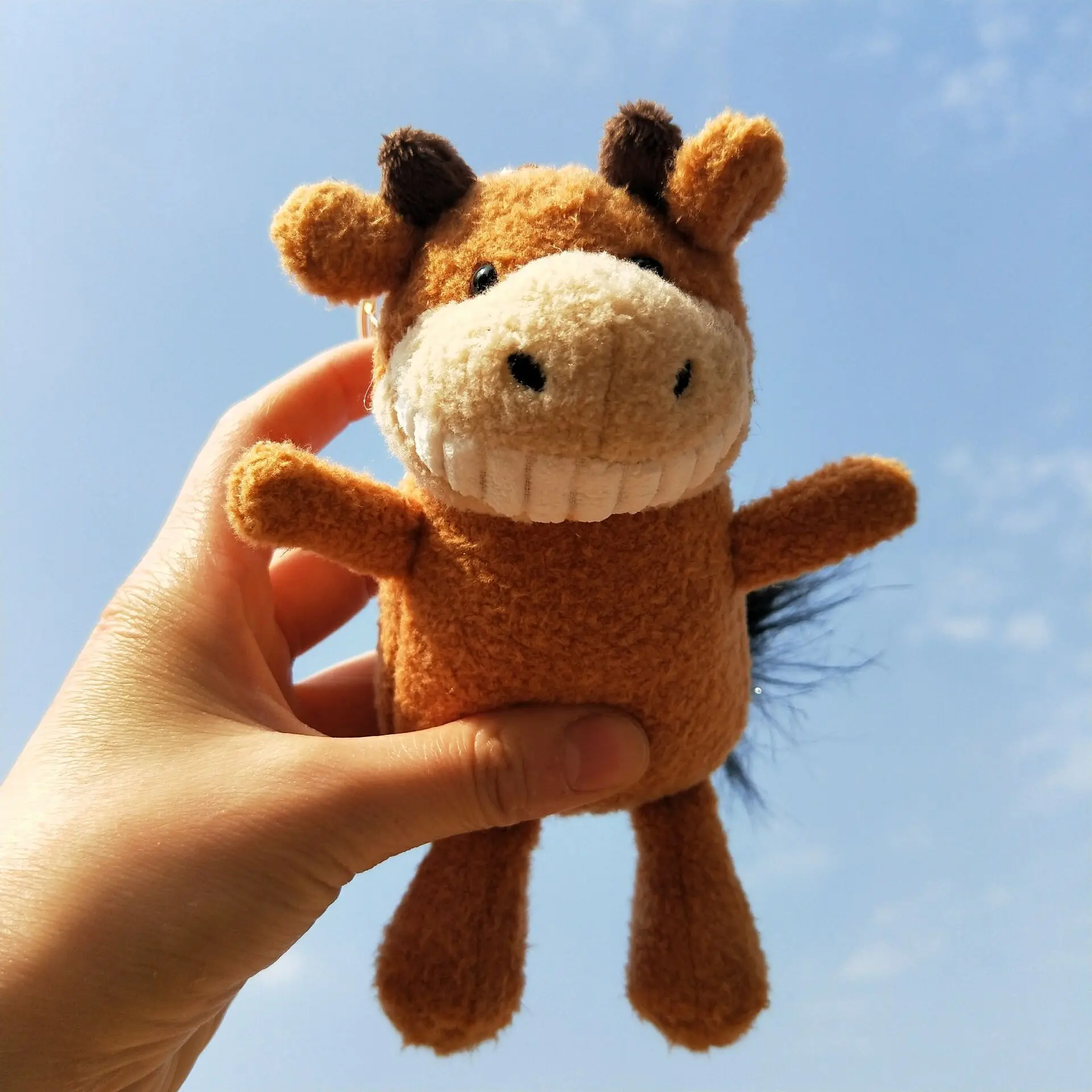 Королевский синий 15-20cm Plush Toys Soft Keychain Popular Toys Bing Bunny Friend Stuffed& Plush Animals Kawaii Keychain For Boys And Girls - Цвет: Королевский синий