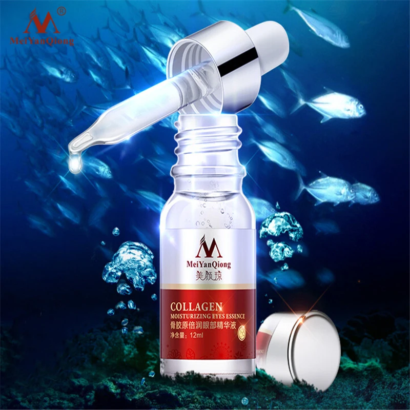 

MeiYanQiong Collagen Moisturizing Eye Essence Anti Wrinkle Eye Serum Lifting Remove Eye Bags Dark Circles Firming Eye Skin Care