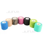 1 шт., камуфляжный одноразовый хлопковый материал, самоклеящаяся тату, эластичный бандаж, аксессуары для татуировок, Новый 450x5 см и 6 цветов