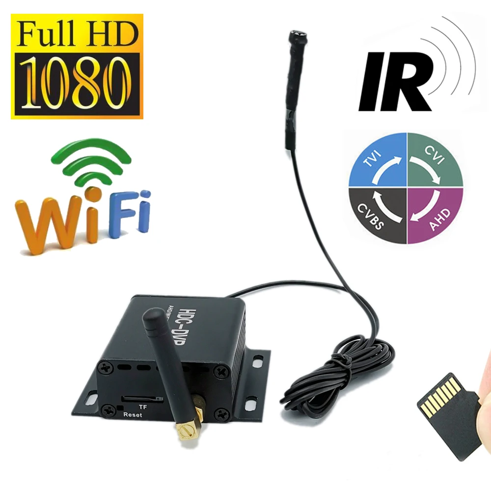 940nm IR ночной Sony Imx323 1080P AHD/TVI CVI микро Камера HDC видеорегистратор Wifi цифровой сетевой