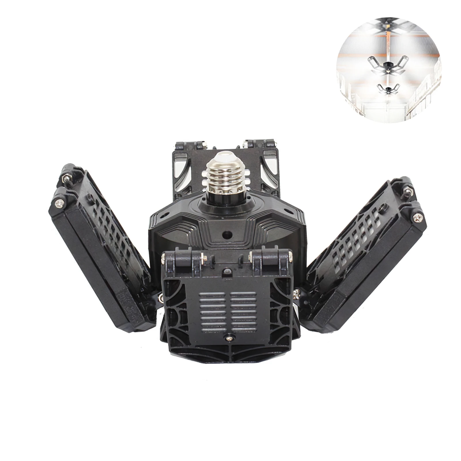 

150W Garage Light Foldable Garage Lighting Bulb With Large Panels Adjustable For Workshop Bulb Workbench Barn LED Garage Lamp